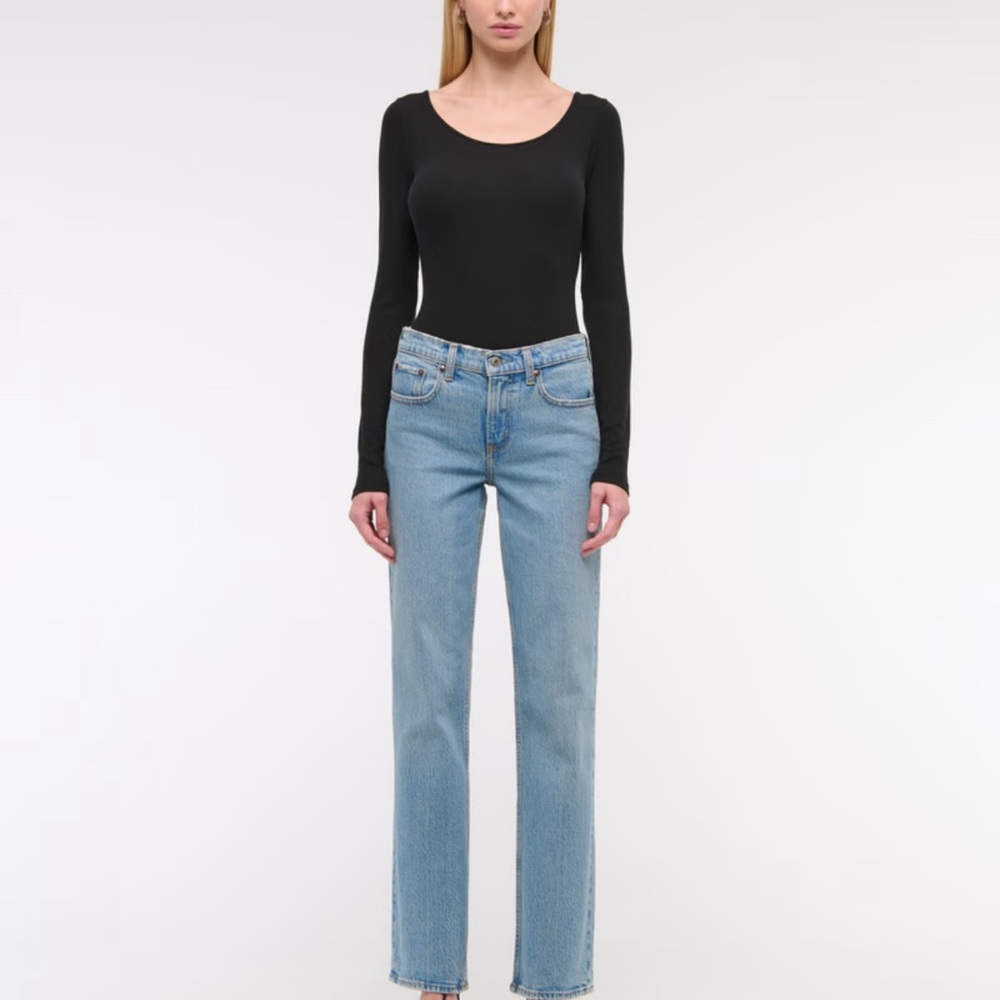 Abercrombie & Fitch Blue Straight Leg Jeans - like new